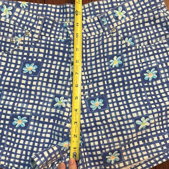 Vintage patterned Lee cotton shorts - Picture 10 of 10